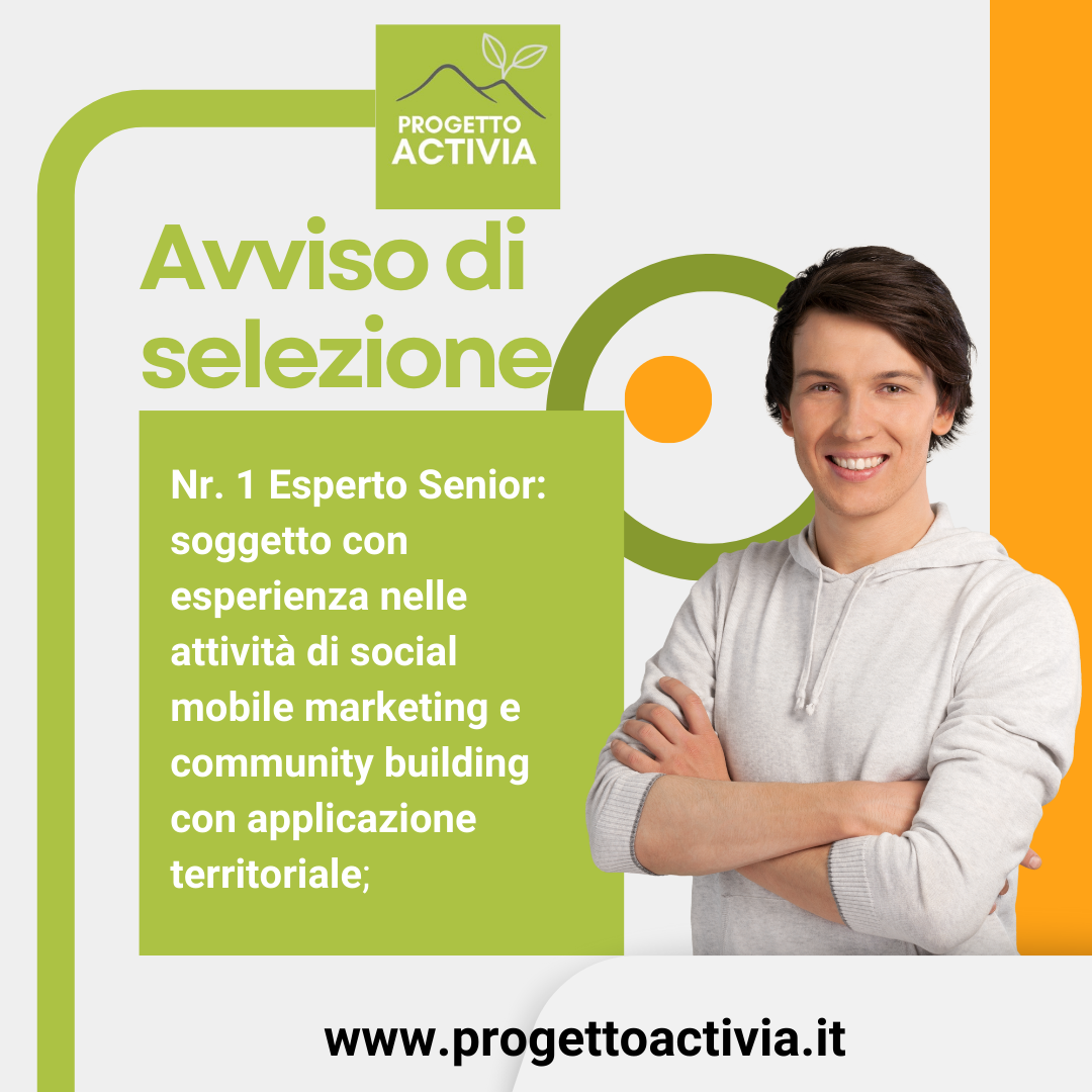 AVVISO DI SELEZIONE E DOMANDA DI PARTECIPAZIONE